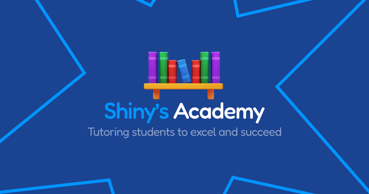 Shiny’s Academy website homepage